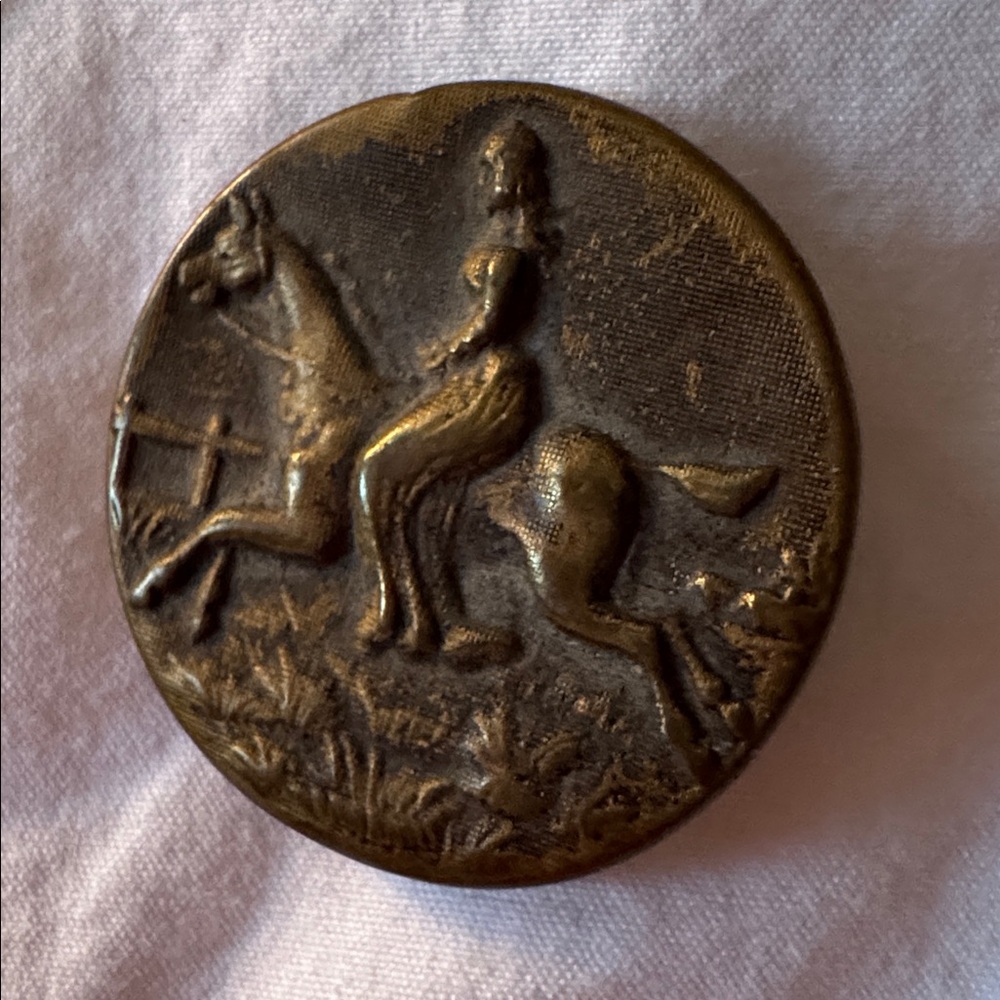 Victorian Brass Equestrian Buttons